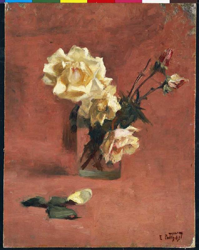 Rosen in einem Glas. à Edward Henry Potthast