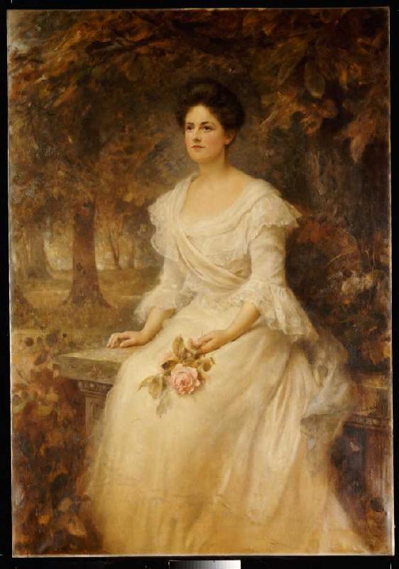 Portrait einer Dame à Edward Hughes