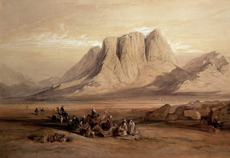 Mount Sinai à Edward Lear