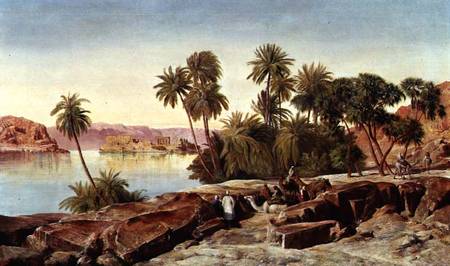 Philae on the Nile à Edward Lear