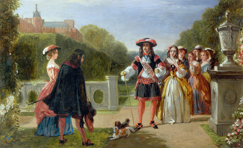 King Charles II (1630-85) and Nell Gwynne (1650-87) à Edward Matthew Ward