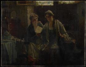Two Women Visiting, 19th century