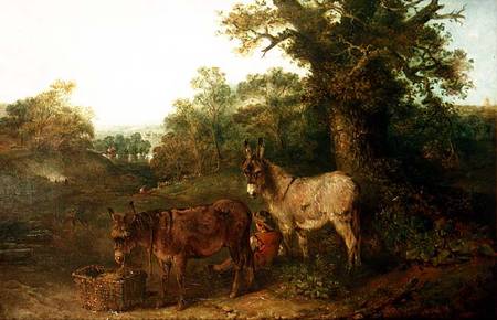 Donkeys in a Glade à Edward Robert Smythe