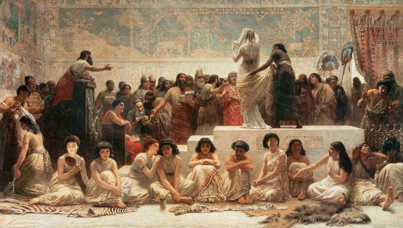 The Babylonian Marriage Market à Edwin Long