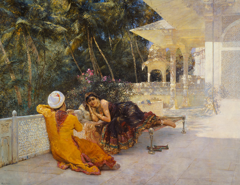 The Princess of Bengal, c.1889 (oil on canvas) à Edwin Lord Weeks
