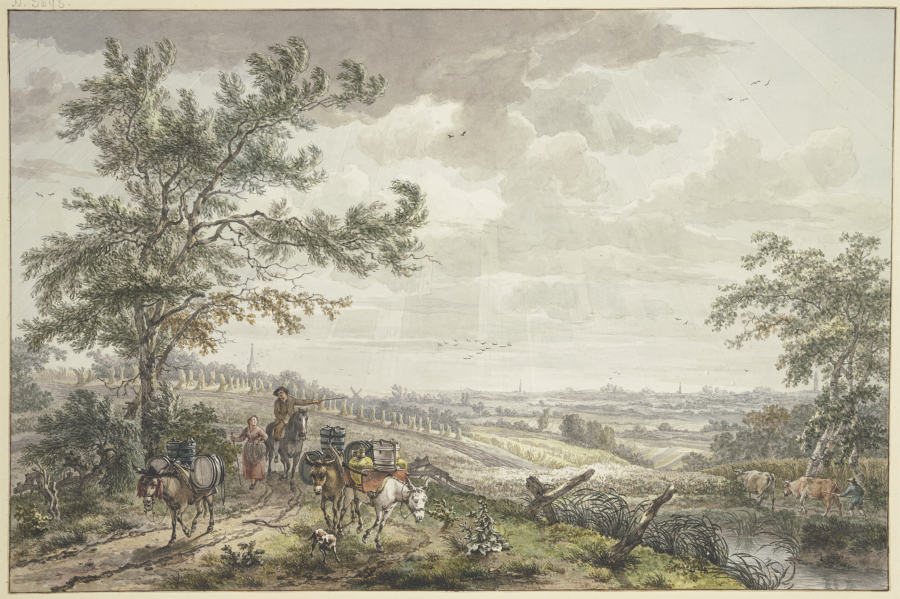 Landschaft bei Hilversum à Egbert van Drielst