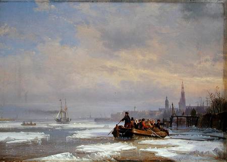 Ship in Ice à Egidius Linnig