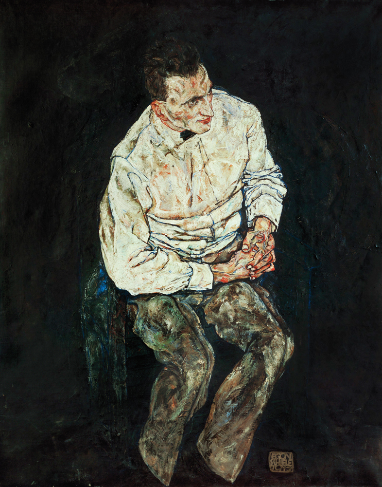 portrait de Charles Gruenwald à Egon Schiele