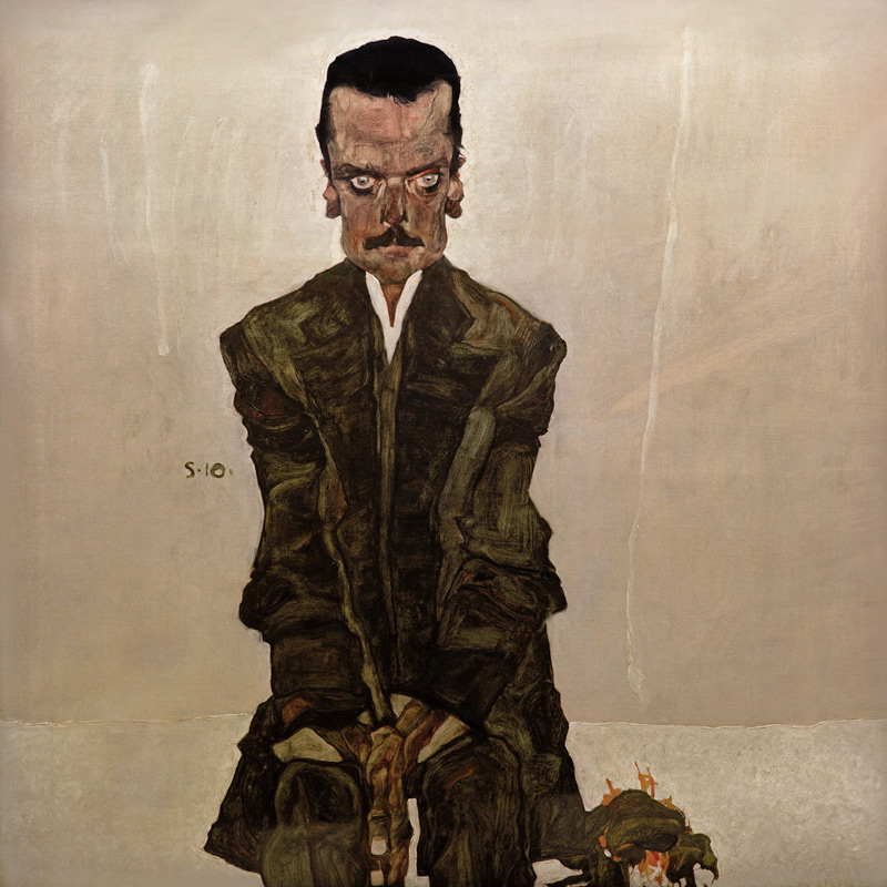 portrait de l'éditeur Edouard Kosmack à Egon Schiele