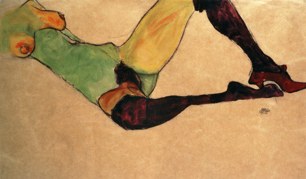 Female Nude à Egon Schiele