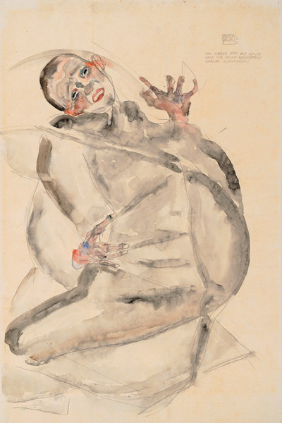 I Will Gladly Endure for Art and My Loved Ones à Egon Schiele