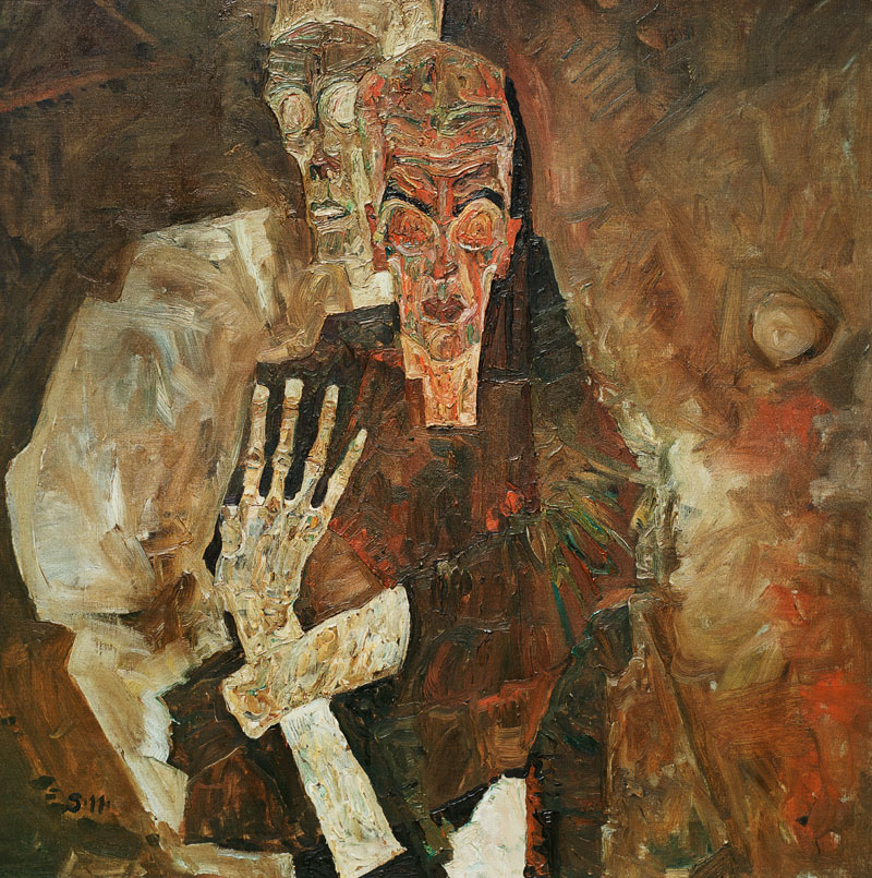 Ceux plutôt ll (décès et homme) à Egon Schiele