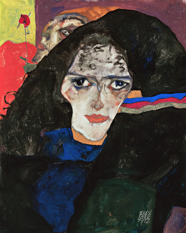 Mourning Woman à Egon Schiele