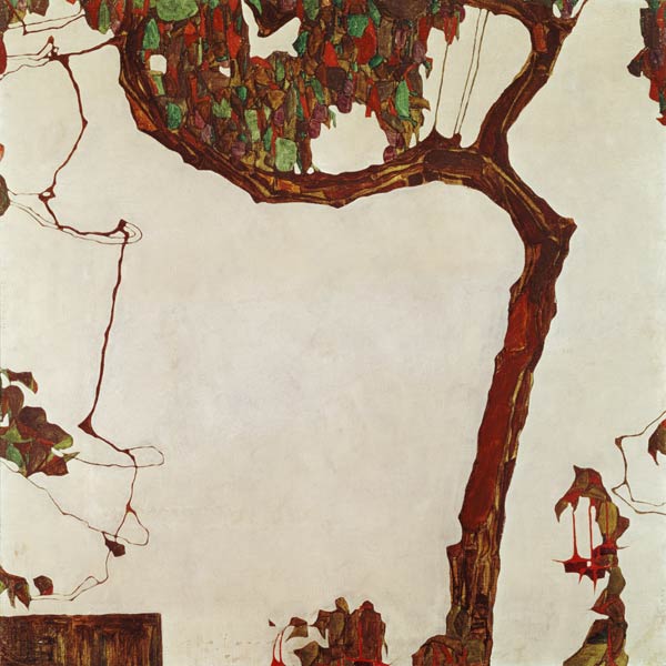 Autumn Tree à Egon Schiele