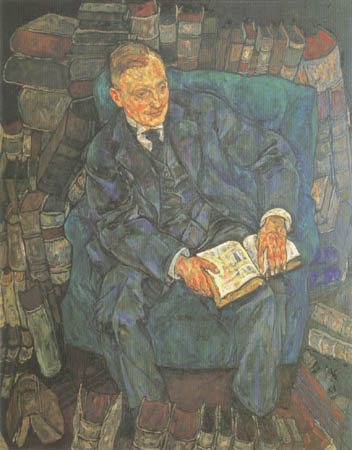 portrait de Dr. Hugo gilets à Egon Schiele
