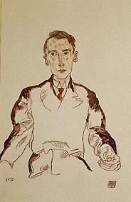 portrait de Dr Henri Rieger à Egon Schiele