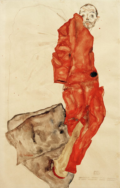 réprimer l'artiste est un crime à Egon Schiele