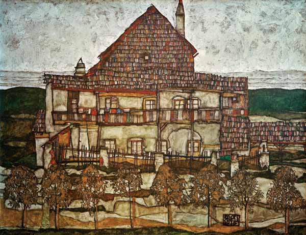House with Shingle Roof (Old House II) à Egon Schiele