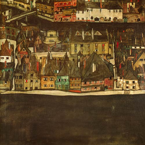 Krumau on the Molde, The Small City à Egon Schiele