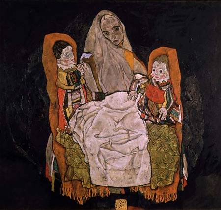 Mother with two children à Egon Schiele