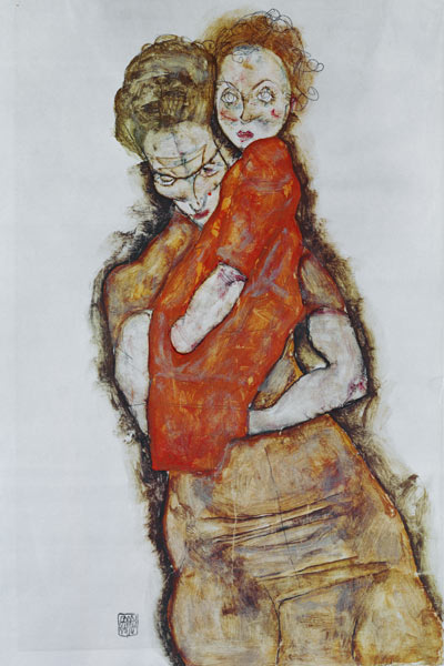 Mutter mit Kind à Egon Schiele