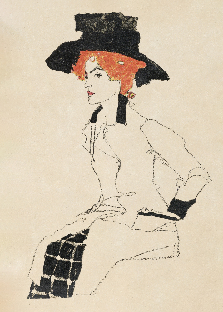Portrait of a Woman 1910 à Egon Schiele