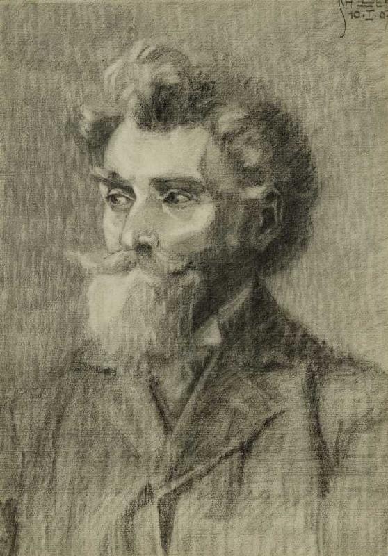 Portrait eines Mannes à Egon Schiele