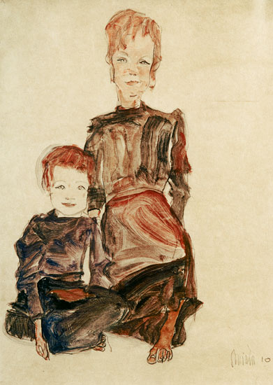 Deux enfants de prolétaires à Egon Schiele
