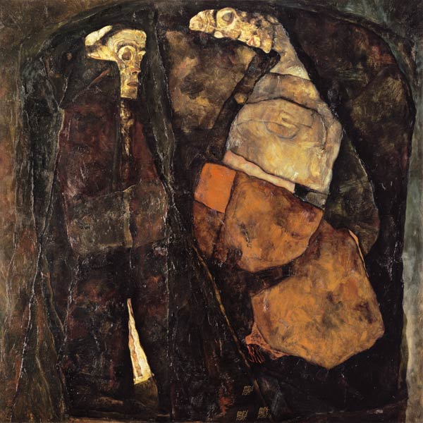 femme enceinte et décès. à Egon Schiele