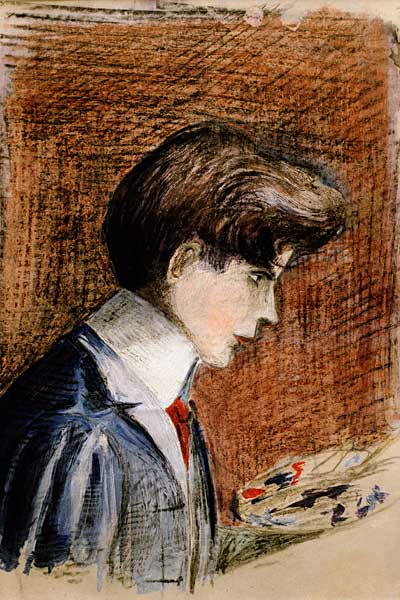 Self-portrait 1905 à Egon Schiele