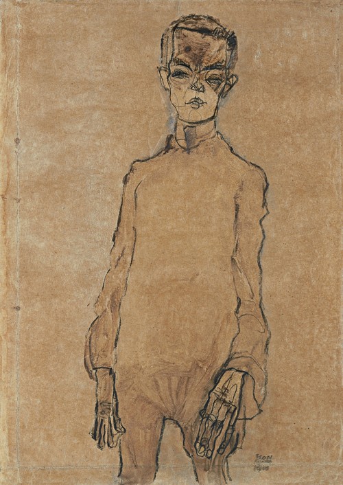 Self-Portrait à Egon Schiele