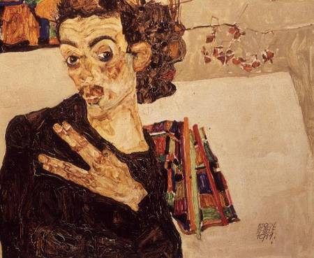 Self Portrait à Egon Schiele