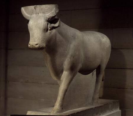The Apis Bull, from the Serapeum, Memphis à Egyptien