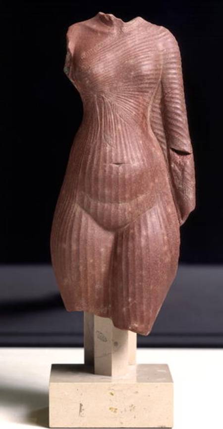Female torso, probably Queen Nefertiti New Kingdom à Egyptien