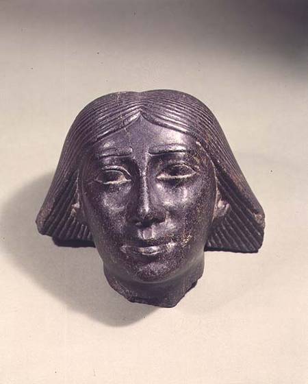Head of a man, probably a high official à Egyptien