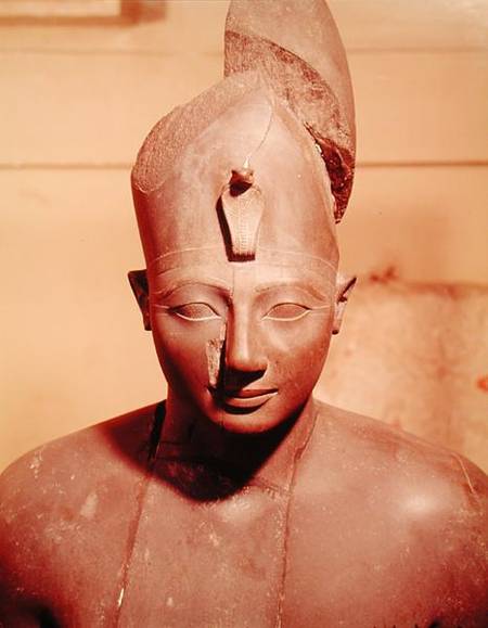 Statue of Tuthmosis III (ruled 1504-1450 BC), from the Temple of Amun, Karnak à Egyptien