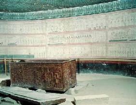 Interior of the tomb of Tuthmosis III (c.1490-39 BC) New Kingdom (photo)