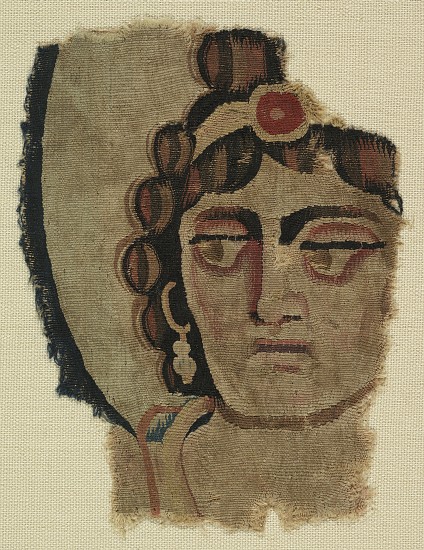 Fragment of a Woman's Head, Coptic à École égyptienne