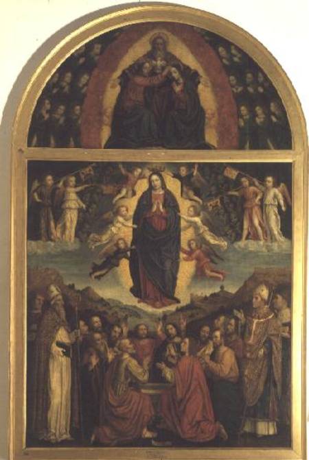 The Assumption (Maria Himmelfahrt) (altarpiece) à alias Ambrogio da Fossano en Bergognone
