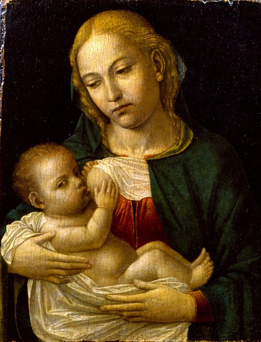 Madonna del Latte à alias Ambrogio da Fossano en Bergognone