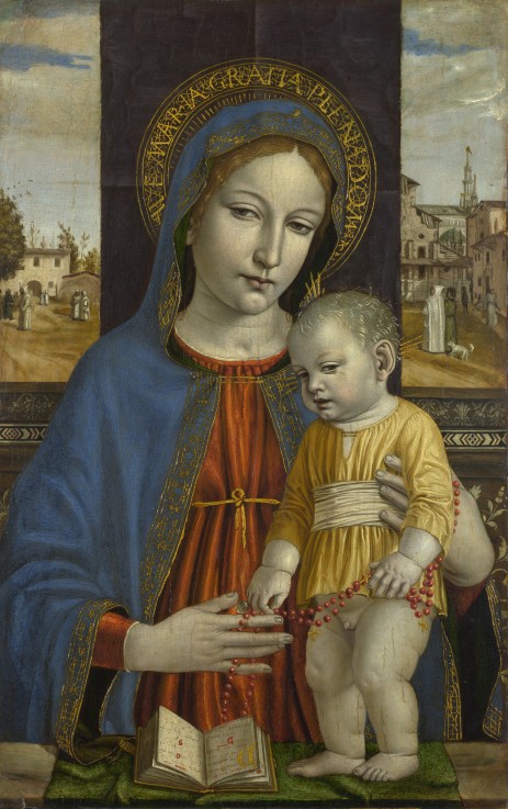 The Virgin and Child à alias Ambrogio da Fossano en Bergognone
