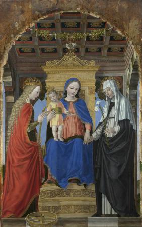 The Virgin and Child with Saint Catherine of Alexandria and Saint Catherine of Siena