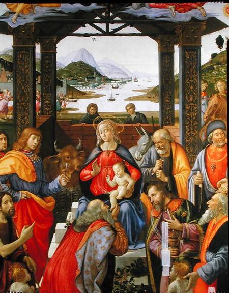 Adoration of the Magi à Ghirlandaio Domenico  (alias Domenico Tommaso Bigordi)