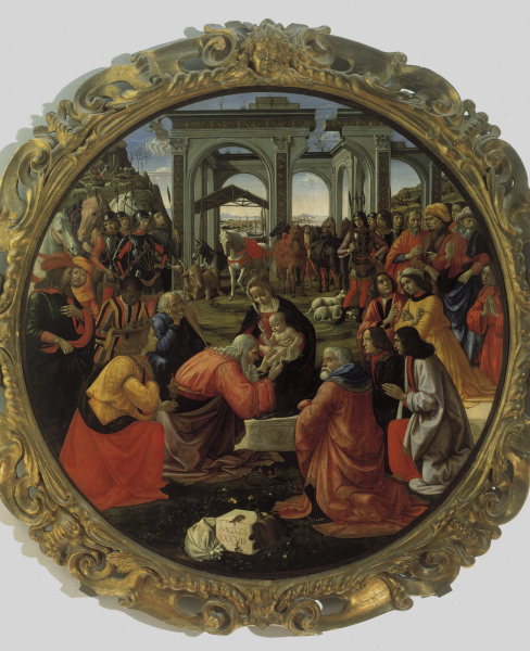 Adoration of the Kings à Ghirlandaio Domenico  (alias Domenico Tommaso Bigordi)
