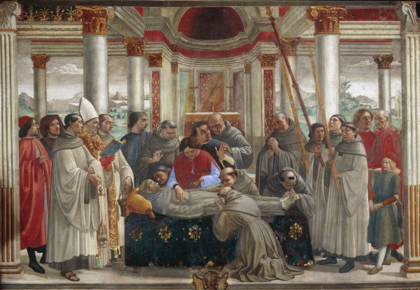 Exequies of St.Francis à Ghirlandaio Domenico  (alias Domenico Tommaso Bigordi)