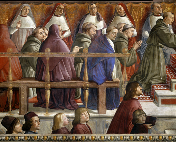 Poliziano w.Medici-Sons à Ghirlandaio Domenico  (alias Domenico Tommaso Bigordi)