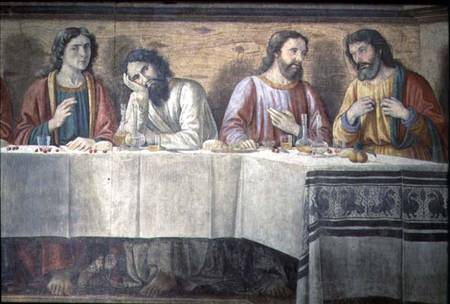 The Last Supper à Ghirlandaio Domenico  (alias Domenico Tommaso Bigordi)