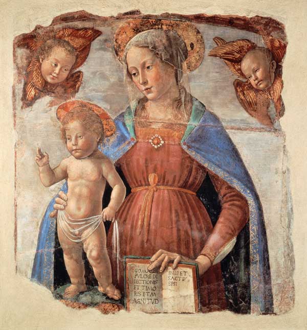 Virgin and Child à Ghirlandaio Domenico  (alias Domenico Tommaso Bigordi)