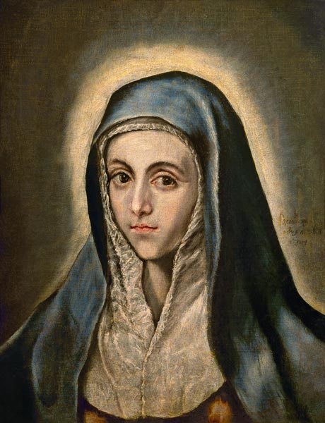 Mme jeune Marie. à El Greco (alias Dominikos Theotokopulos)