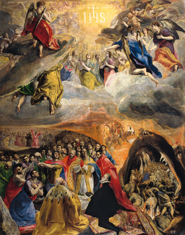 adoration et glorification du nom Jesus (aspirations Rêve Philippes II ) à El Greco (alias Dominikos Theotokopulos)